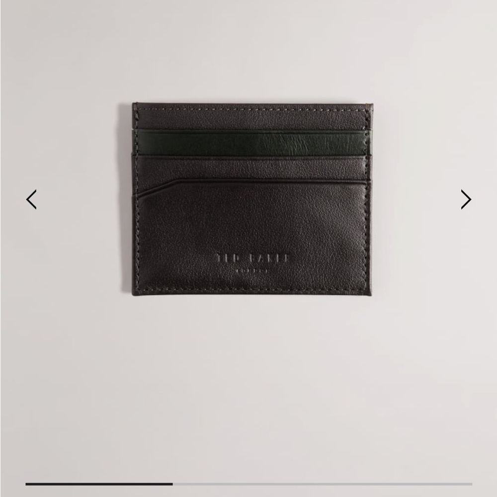 Ted Baker new and never used card holder leather brown / black
